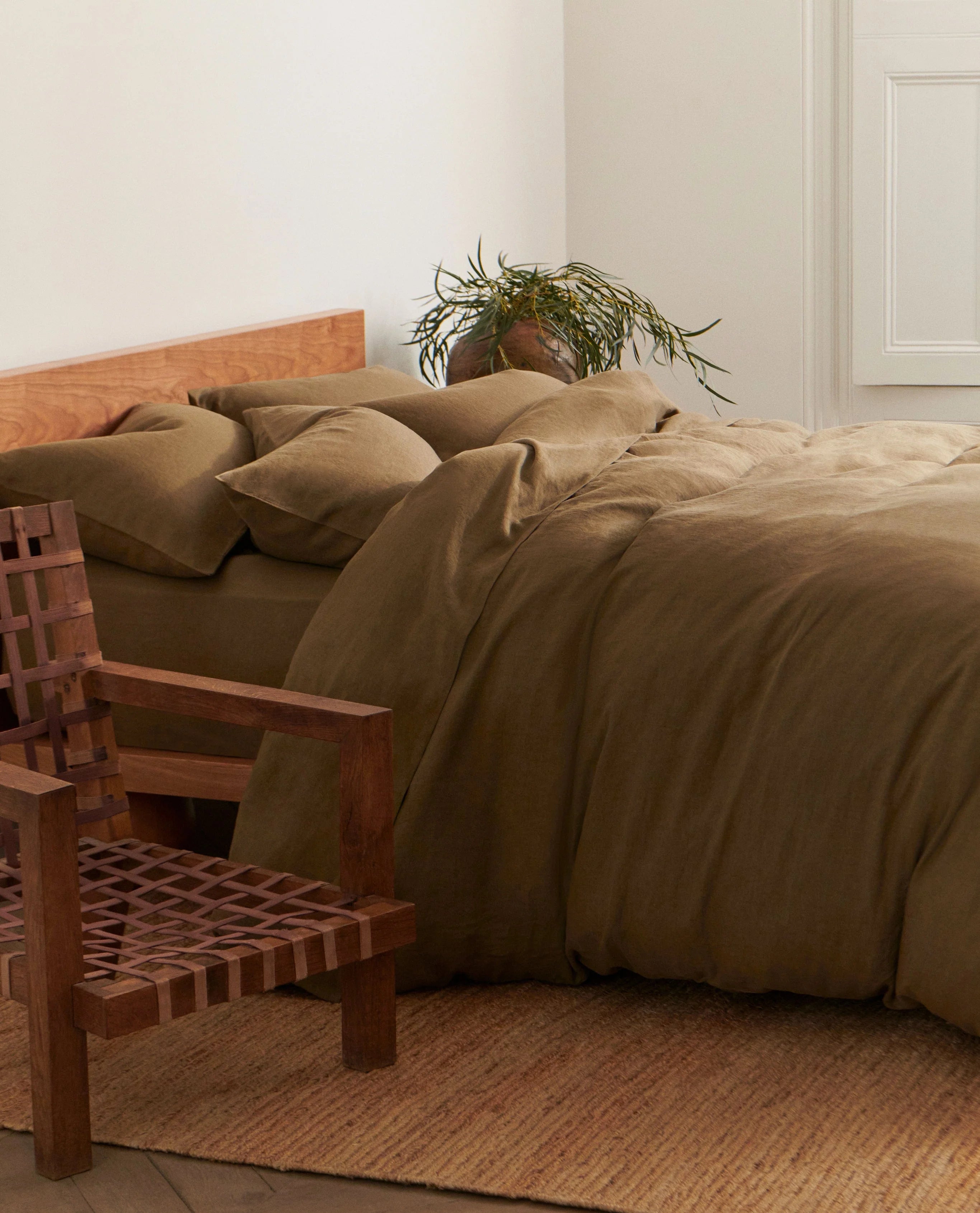 Washed European Linen Duvet Set