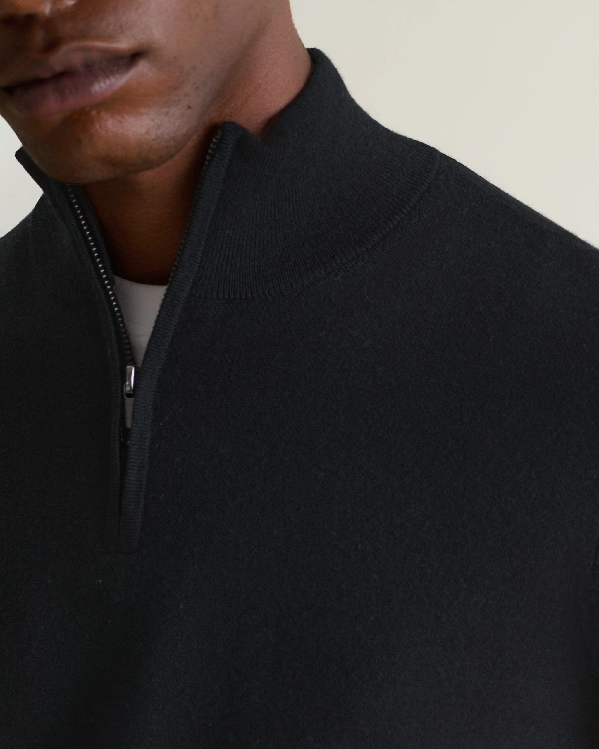 Men's Finest Cashmere 1/4 Zip Jumper