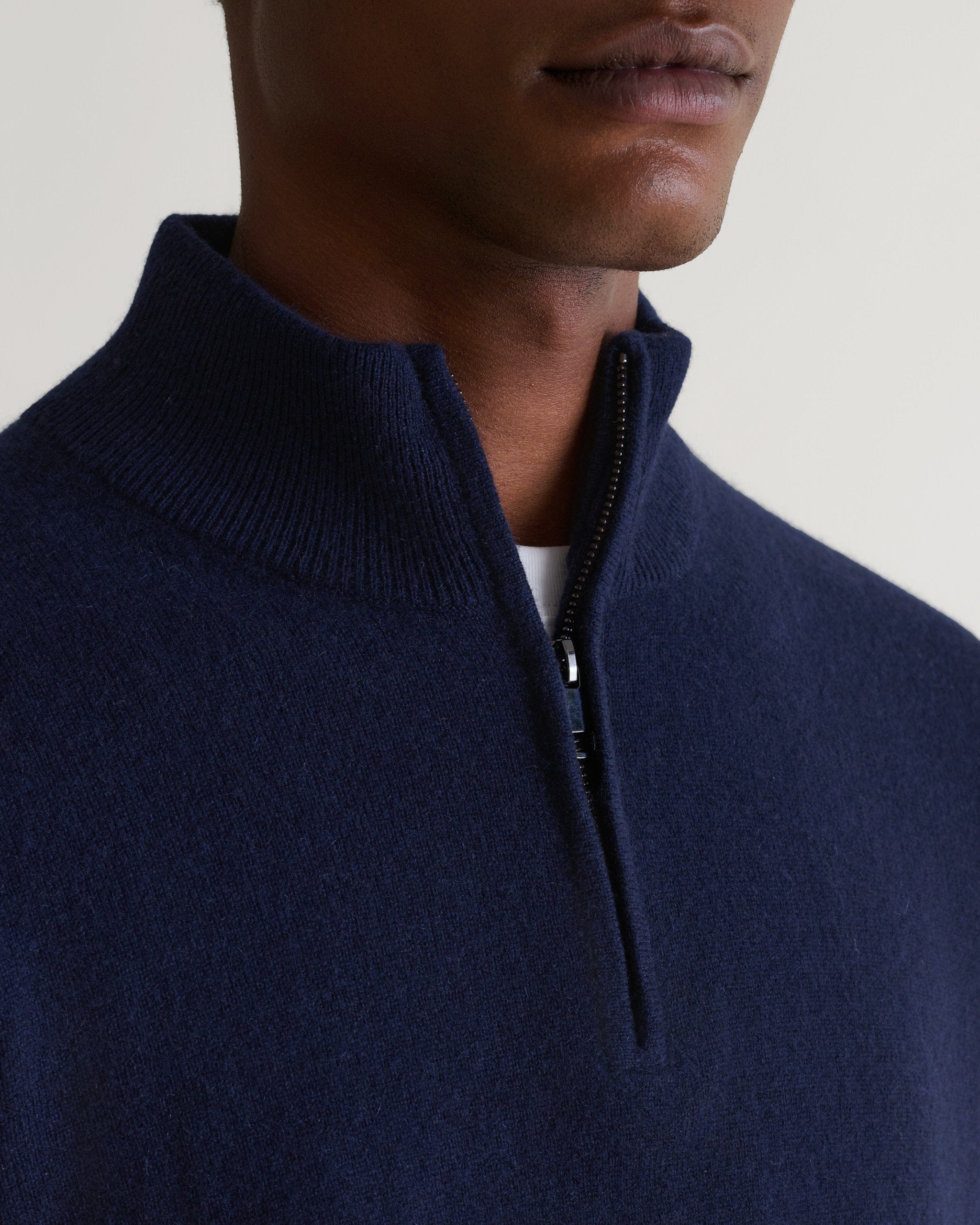Men's Finest Cashmere 1/4 Zip Jumper