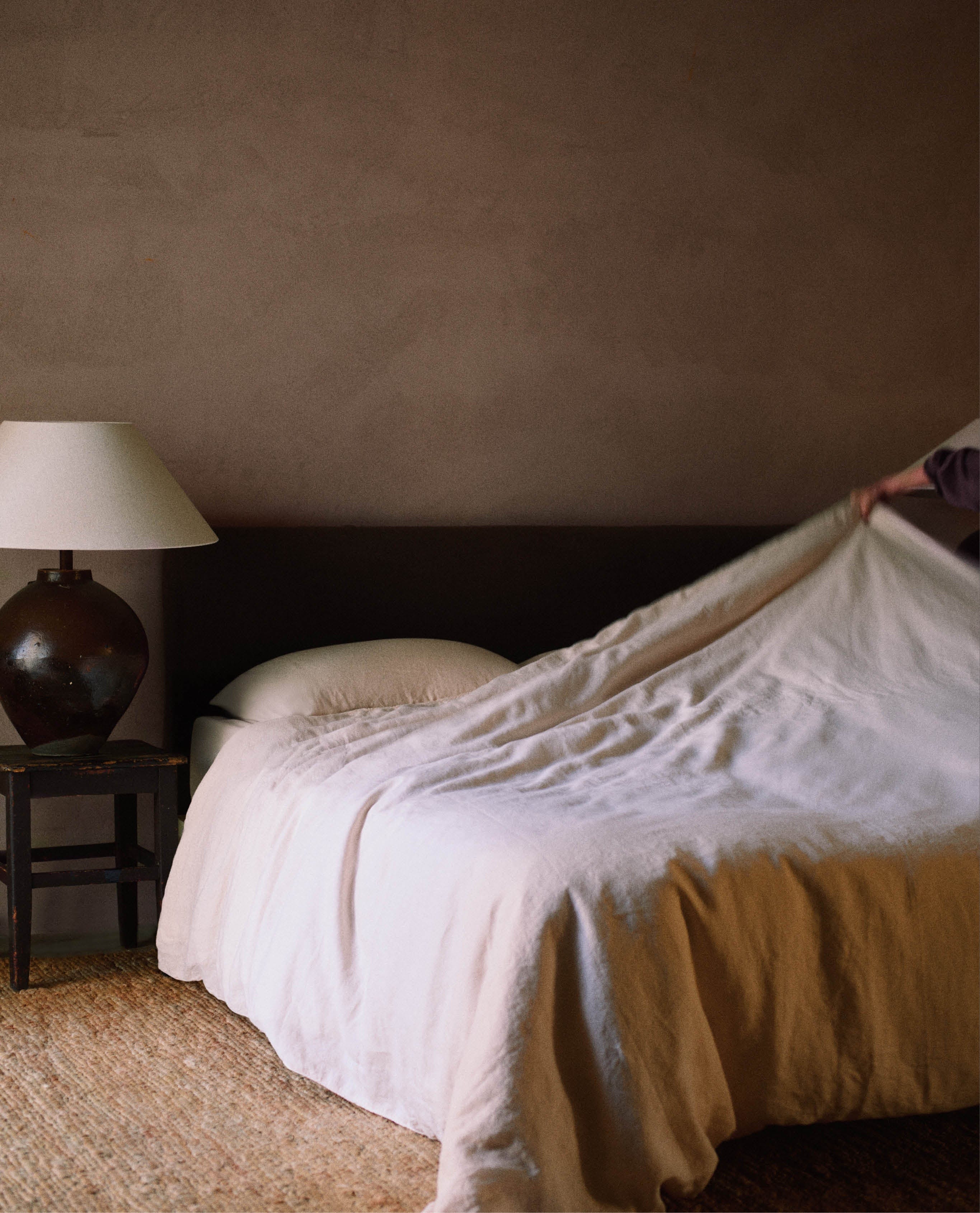 Washed European Linen Duvet Set