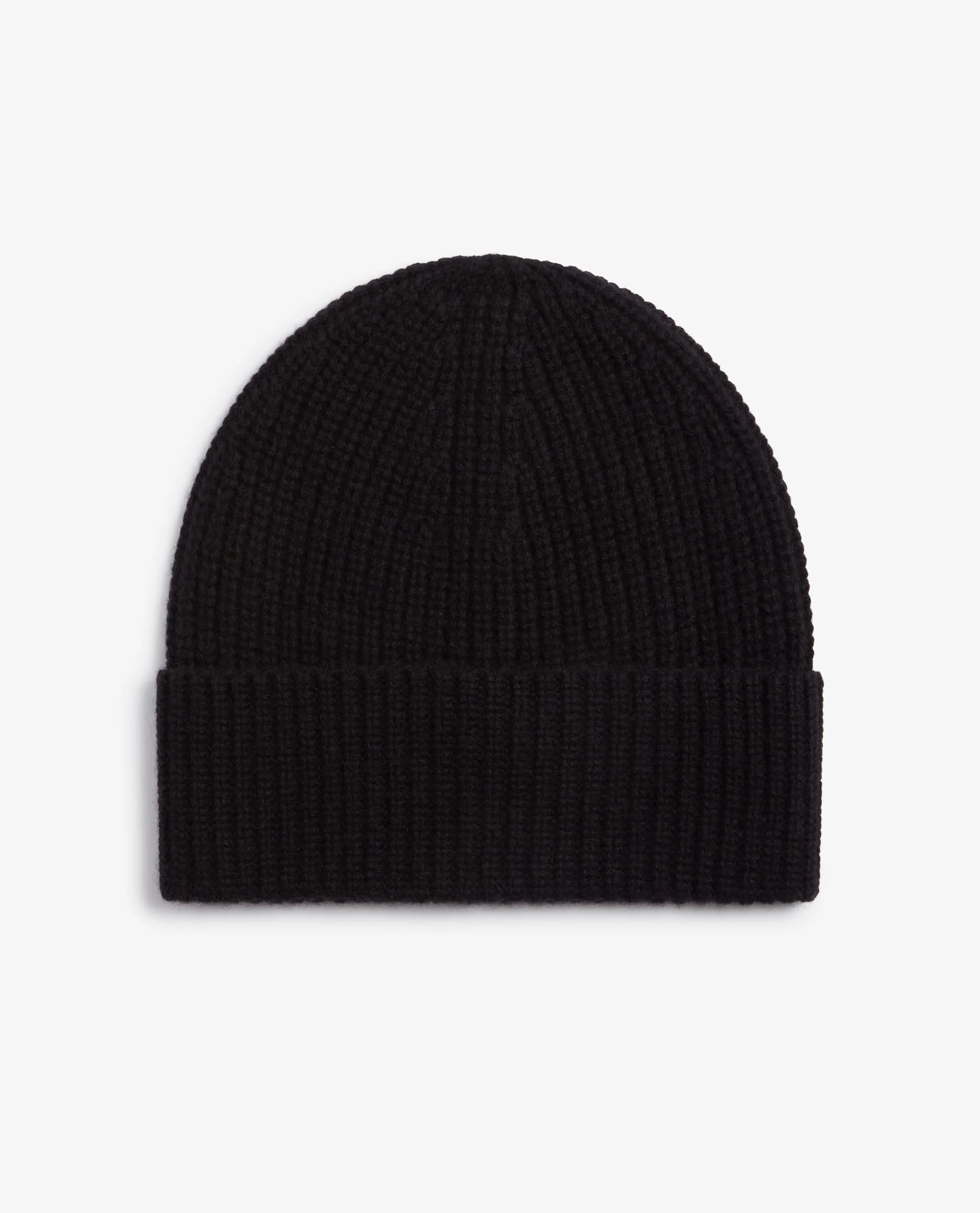 Men's Cashmere Merino Ribbed Knit Beanie