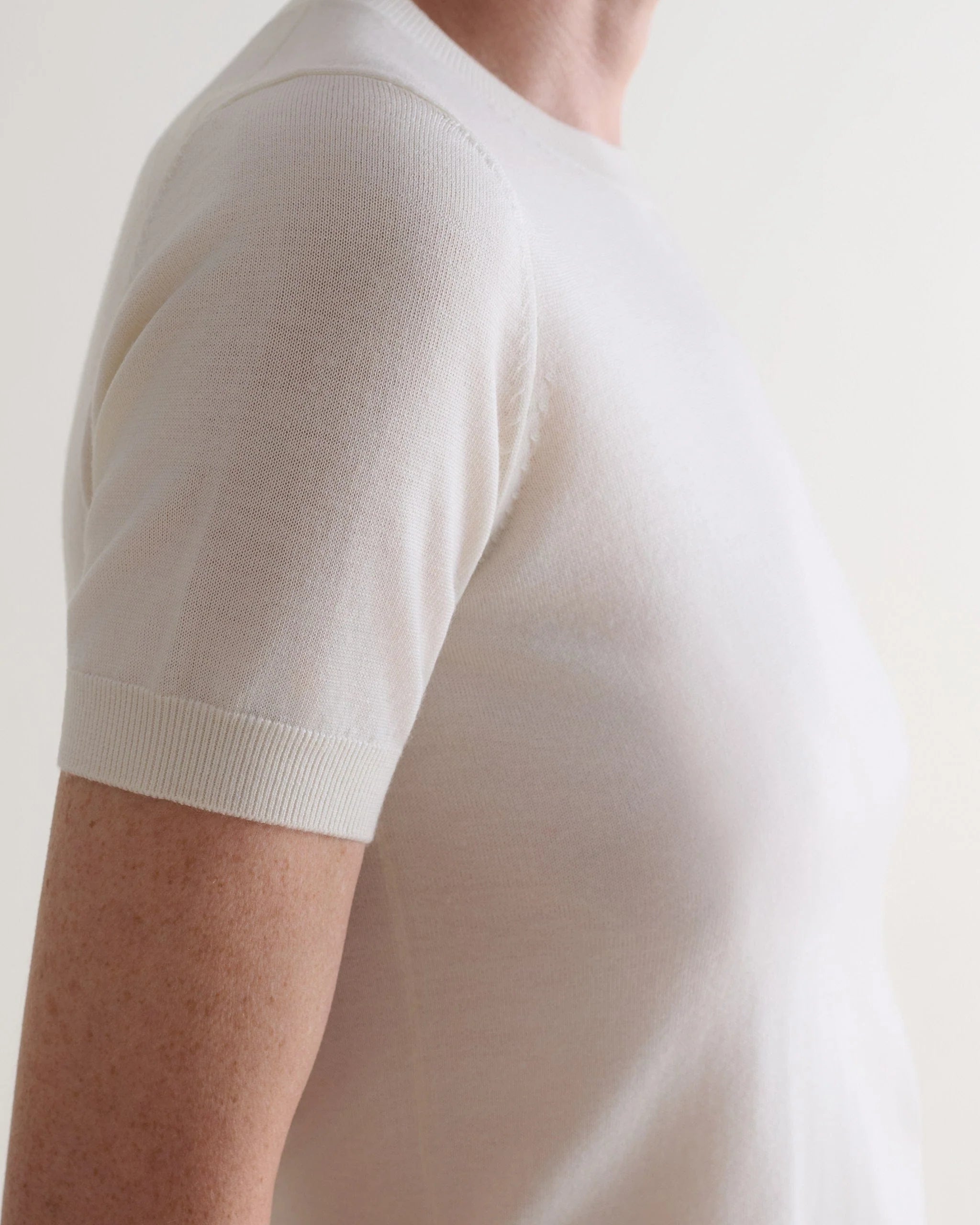 Women's Superfine Merino Wool Knitted T-shirt